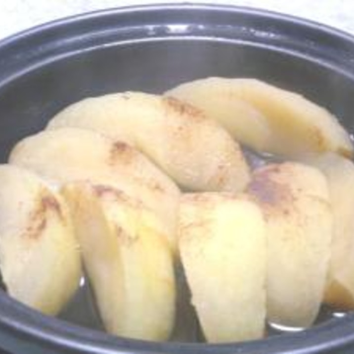 タジン鍋レシピ♪あっという間のヘルシー焼きりんご